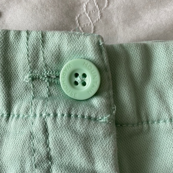 Country to Coast‎ Women's Mint Green Denim Shorts Size 10 - Picture 5 of 11
